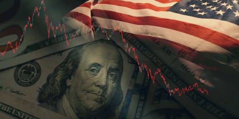 Stock,Market,Trading,Graph,In,Red,Color,Economy.,Usa,Flag Stock,Market,Trading,Graph,In,Red,Color,Economy.,Usa,Flag