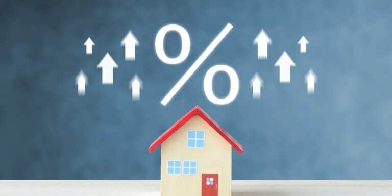 House,Object,And,Percentage,Sign,With,Upwards,Arrows,,Rising,Housing House,Object,And,Percentage,Sign,With,Upwards,Arrows,,Rising,Housing