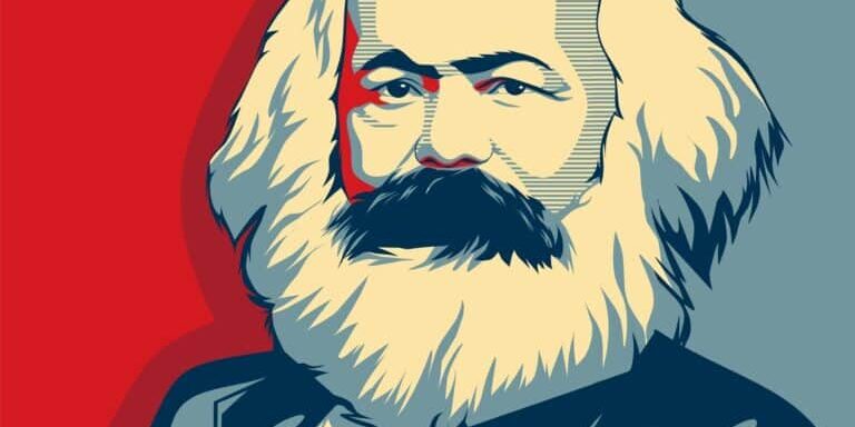 Vector,Image,Of,Famous,German,Philosopher,,Hope,Style,Illustration
