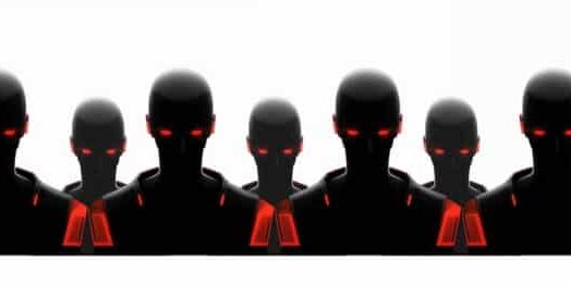 Army,Of,Robots,Cyborgs,,Illustration,Of,Social,Media,Bots,,Ai