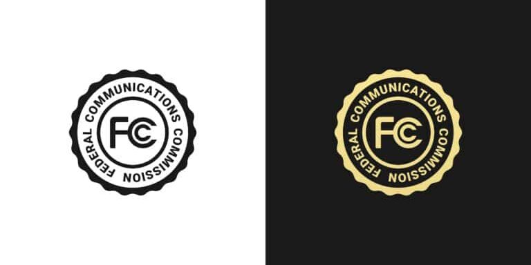 Federal,Communications,Commission,Fcc,Label,Stamp,Vector,Isolated,In,Flat