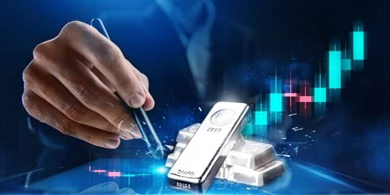 Rising,Silver,Prices,Concept.,Investment,In,Precious,Metals,In,The Silver Breaks Resistance Level