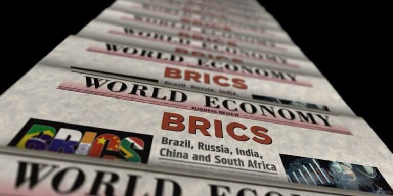 Brics,Brazil,Russia,India,China,South,Africa,Economy,Association,Vintage