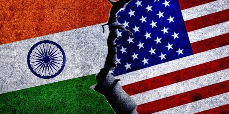 Usa,And,India,Flag,Together,On,A,Cracked,Wall.,Diplomatic Usa,And,India,Flag,Together,On,A,Cracked,Wall.,Diplomatic