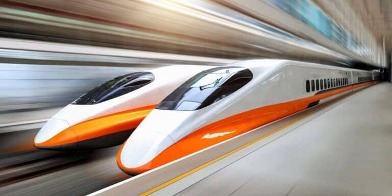 Modern,Commuter,Train,Inside,The,Railway,Station,In,Taipei