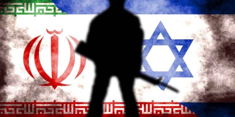 The,Flags,Of,Israel,And,Iran,Are,Both,Made,Of The,Flags,Of,Israel,And,Iran,Are,Both,Made,Of
