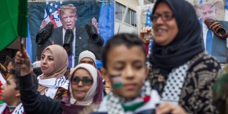 Rabat,,Morocco,-,December,10,,2017:,Moroccan,Citizens,Protest,In Rabat,,Morocco,-,December,10,,2017:,Moroccan,Citizens,Protest,In