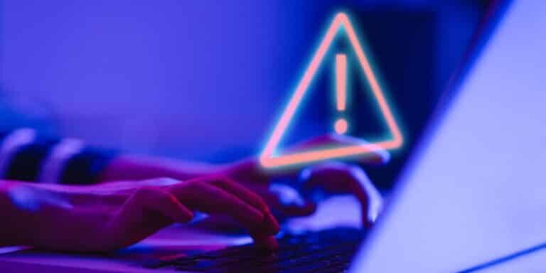 System,Hacked,Alert,After,Cyber,Attack,On,Computer,Network.,Compromised