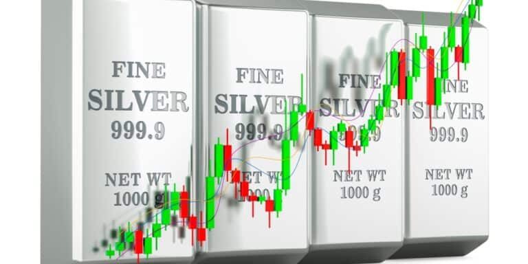 Silver,Bars,With,Candlestick,Chart,,Showing,Uptrend,Market.,3d,Rendering Mainstream Media Misses Silver