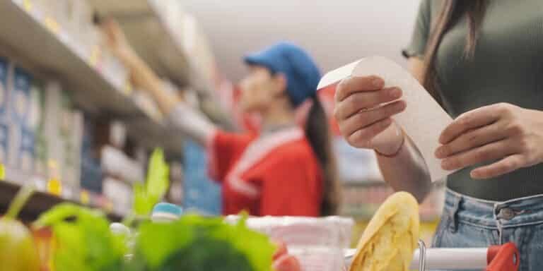 Zoe Dippel grocery receipt