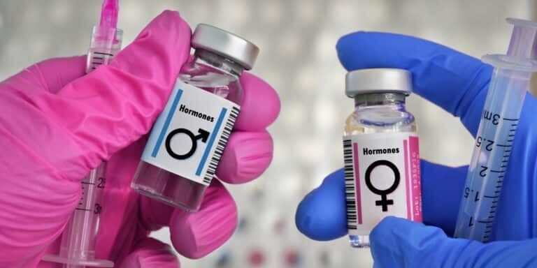 Transgender,Hormone,Therapy,Injections,Concept,-,Vials,Of,Testosterone,Male
