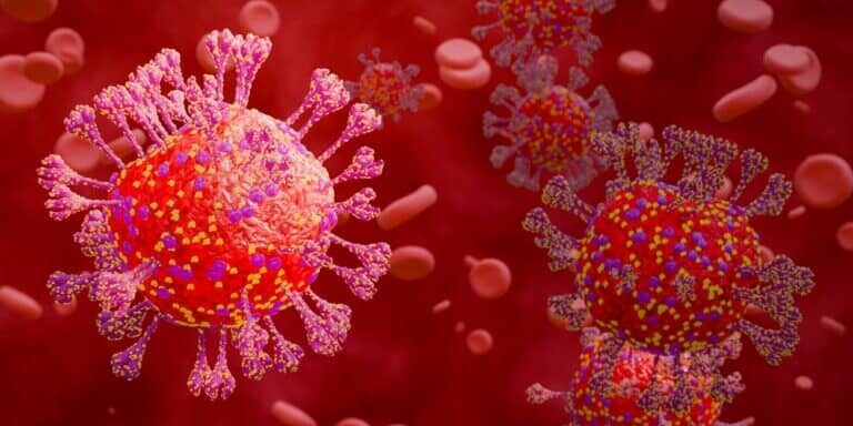 Coronavirus,,Influenza,,And,Dangerous,Pathogen,Mutation,In,Bloodstream,Environment,,Emphasizing