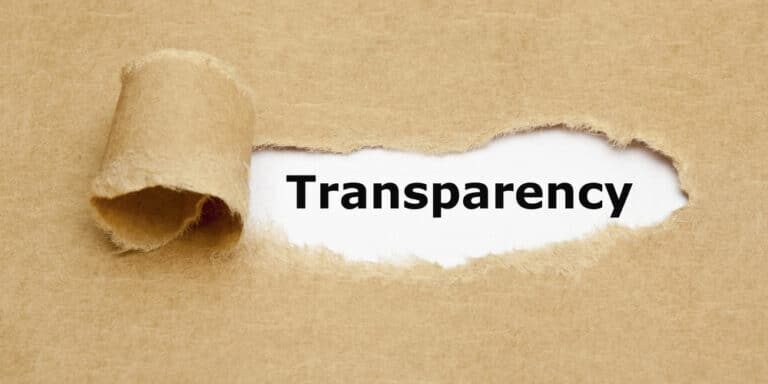 The,Word,Transparency,Appearing,Behind,Torn,Brown,Paper.