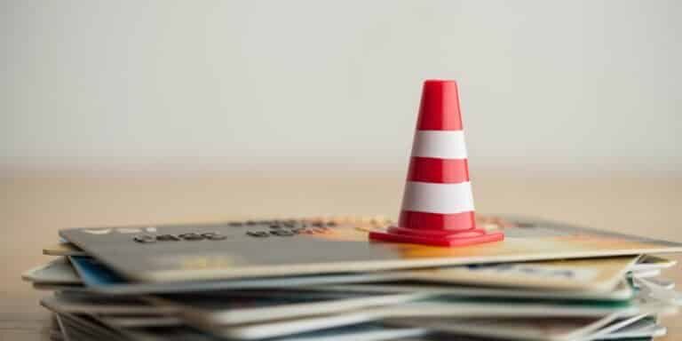 Close,Up,Red,White,Traffic,Warning,Cones,Or,Pylon,On