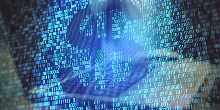 Close,Up,Of,Creative,Blue,Binary,Coding,Hologram,With,Dollar Close,Up,Of,Creative,Blue,Binary,Coding,Hologram,With,Dollar