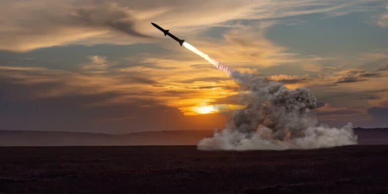 Launching,A,Missile,From,An,Air,Defence,System,Against,The Launching,A,Missile,From,An,Air,Defence,System,Against,The