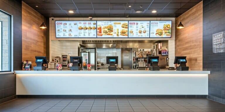 Indoor,Photo,Of,The,Counter,Of,A,Fast,Food,Restaurant Indoor,Photo,Of,The,Counter,Of,A,Fast,Food,Restaurant