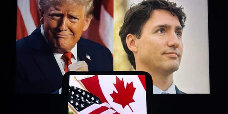 Toronto,,Canada,-,January,11,2024,Justin,Trudeau,And,Donald