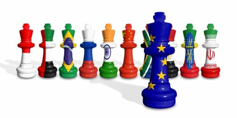 Brics,Is,Group,Of,Powerful,Rising,States.,Chess,Made,From