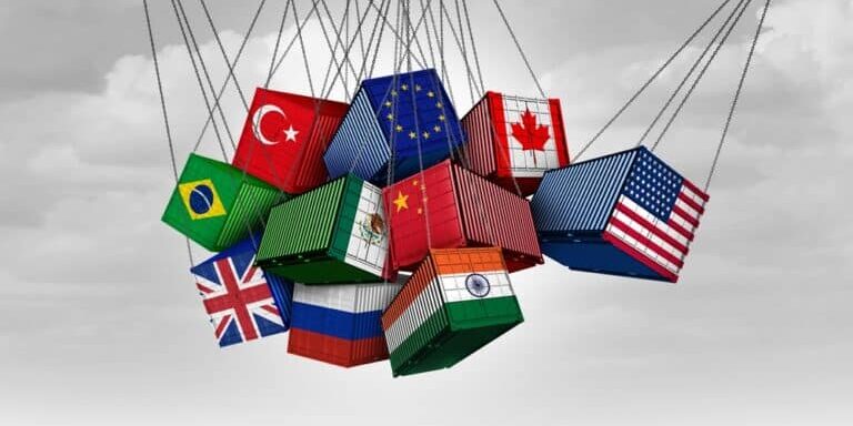 Us,Global,Trade,War,And,Usa,Versus,China,India,Canada