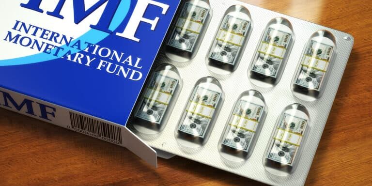 Concept,Of,Imf,Tranches.,Pack,Of,Dollars,As,Pills,In