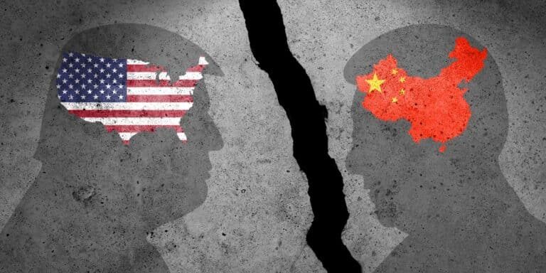 Usa,And,China,Trade,War.,China,And,United,States,Of