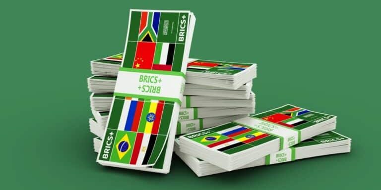 3d,Rendering,Concept,Of,Stack,Of,Brics+,Currency,Notes,Isolated