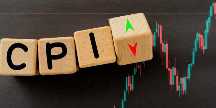 Letters,Cpi,With,A,Blurred,Stock,Market,Candlestick,Chart,In