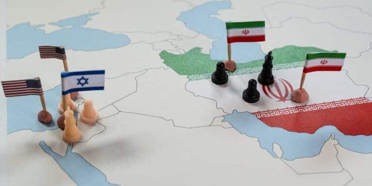 Political,Tensions,Escalating,Between,Israel,,Iran,,And,United,States,Shown