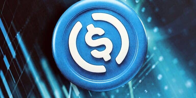 Kyiv,,Ukraine,-,October,9,,2025,Usdc,Cryptocurrency,Coin,Sticker