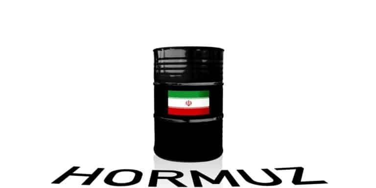 Crude,Oil,Barrel,With,Iran,Flag,And,Word,Hormuz.,Crude