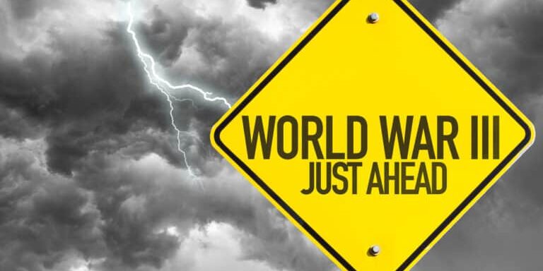 World,War,Lll,Sign,With,Bad,Day,On,Background
