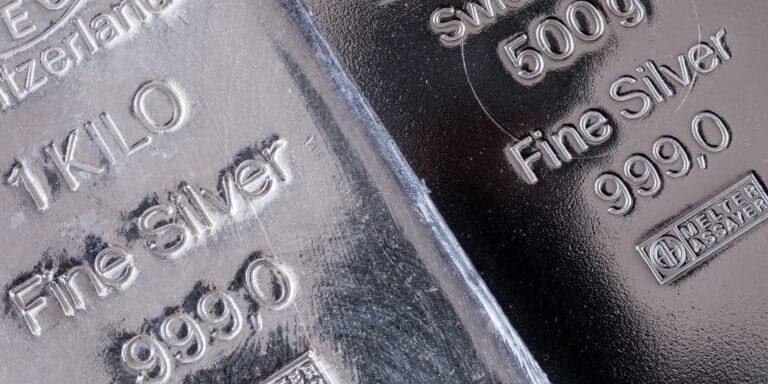 Silver bars.