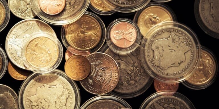 Old coins.