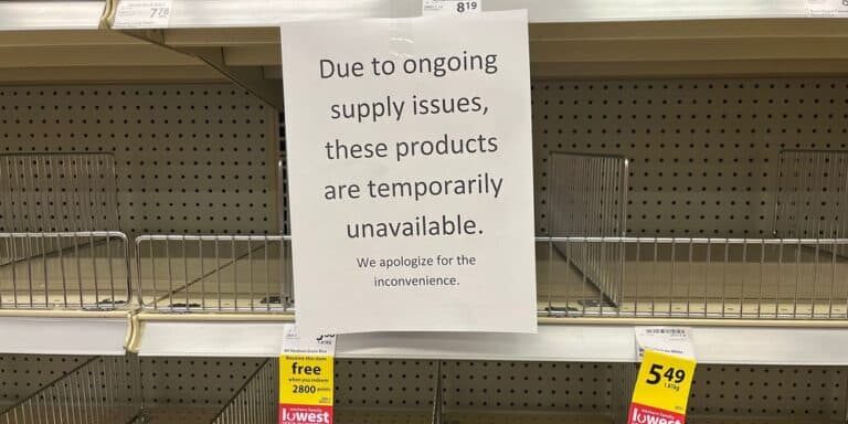 baby formula shortage